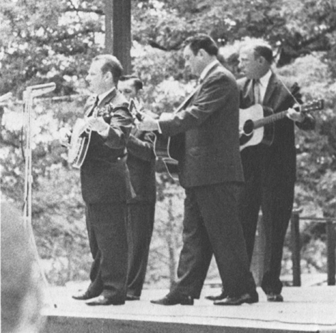 The Stanley Brothers - 4th July 1961 (Photo: Phil Specht)