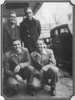 Back L-R: Pee Wee Lambert, Leslie Keith. Front L-R: Carter and Ralph. c.early 1947 outside WCYB studios.