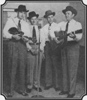 L-R: Pee Wee Lambert, Ralph, Lester Woodie? and Carter