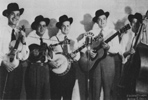 L-R: Art Wooten, Pee We Lambert, Ralph, Carter and Ray Lambert c1948