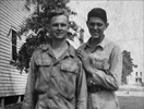 Ralph (left) in his army days