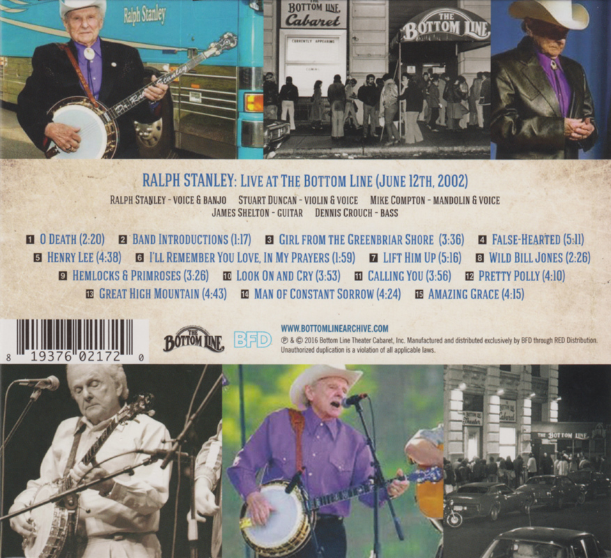 Ralph Stanley Concert Released In 'Live At The Bottom Line' Series