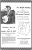 Bluegrass Unlimited Advert April 1983