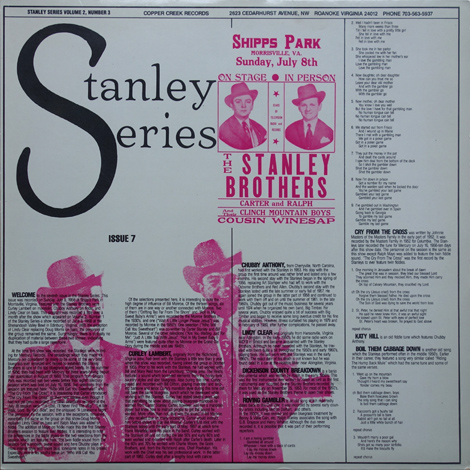 Stanley Series, Vol. 2 No. 3