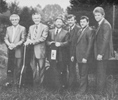 L-R: Ray Goins, Melvin Goins, John McNeely, Gerald Evans, Bill Hamm, Rick May