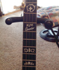 40th Anniversary (No. 1) - neck inlay (courtesy Mitchell Van Dyke)