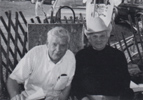 Ralph and Ray Davis at Graves Mountain BGF 29 May 1998 Photo by Garland Gobble.